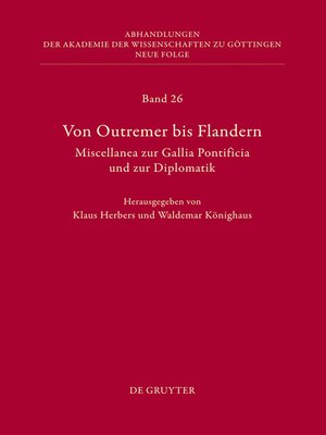 cover image of Von Outremer bis Flandern